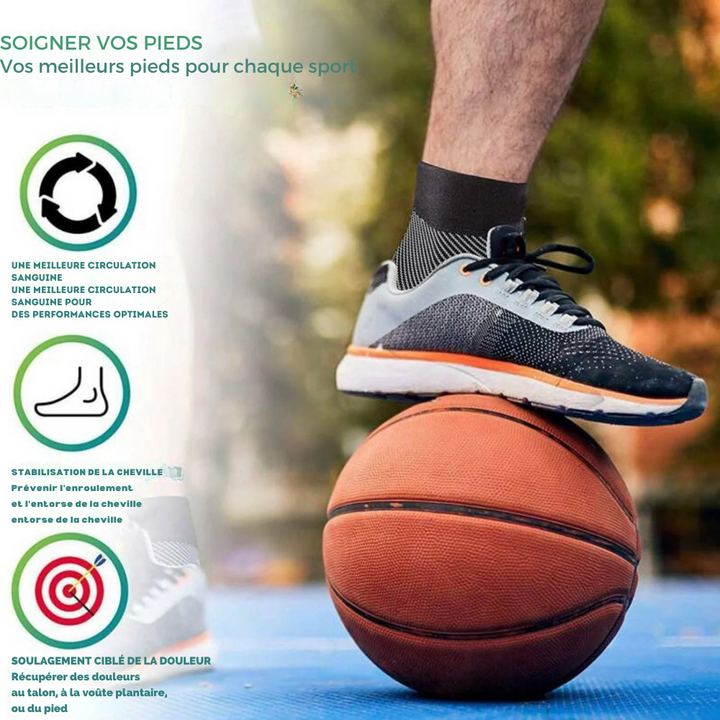 OrthoPulse™ – Chaussette Thérapeutique de Compression